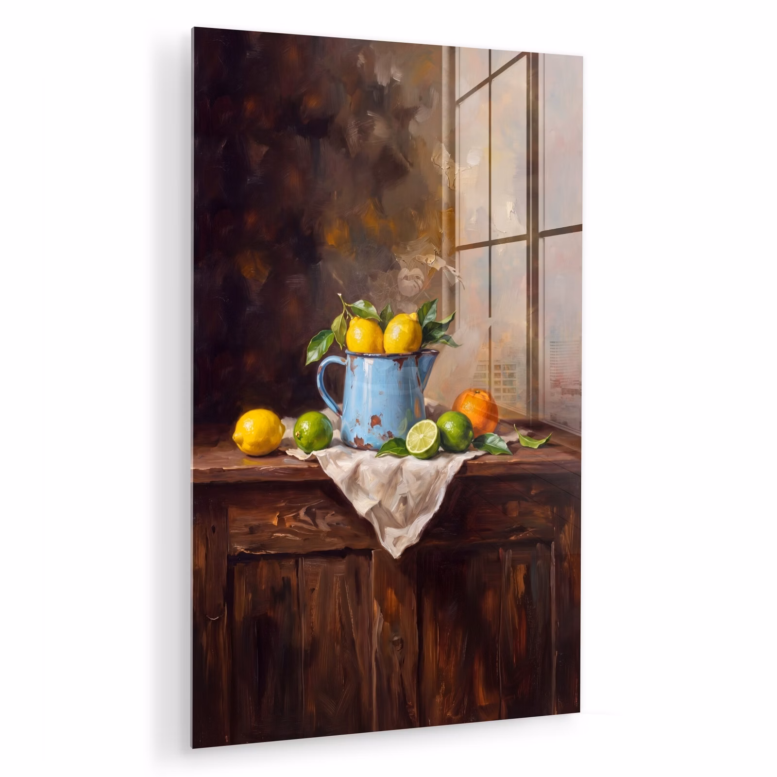 Glas schilderij - Eten - Stilleven - Klassiek — 1
