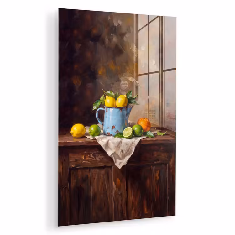 Glas schilderij - Eten - Stilleven - Klassiek — 1