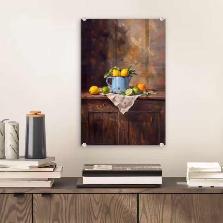 Glas schilderij - Eten - Stilleven - Klassiek — 2