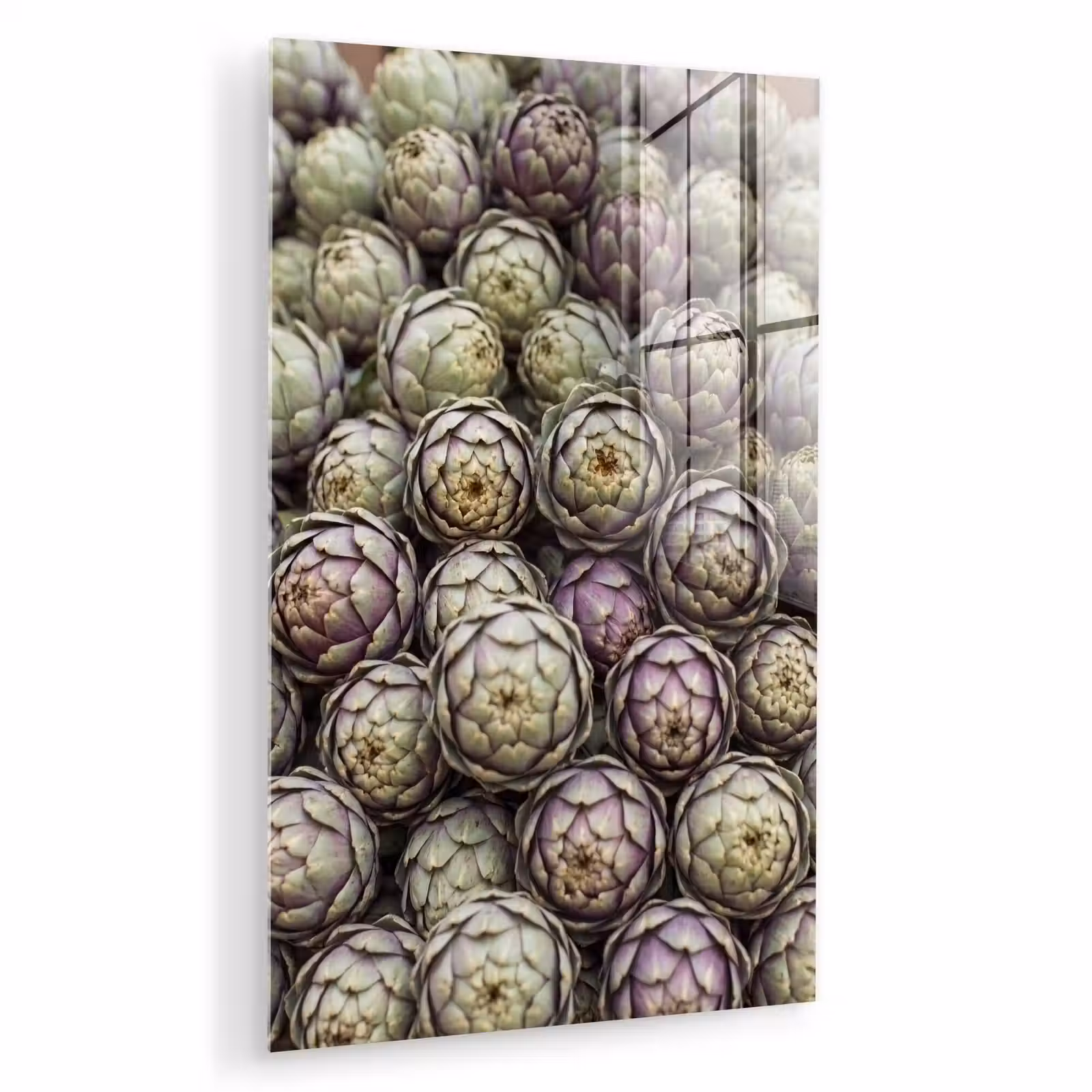 Glas schilderij - Groenten - Vers - Eten — 1