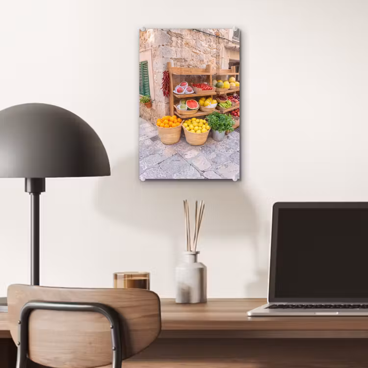 Glas schilderij - Fruit - Markt - Vers — 7