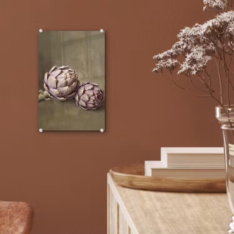 Glas schilderij - Groente - Stilleven - Schilderij — 6