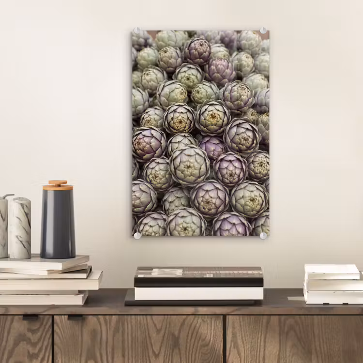 Glas schilderij - Groenten - Vers - Eten — 2