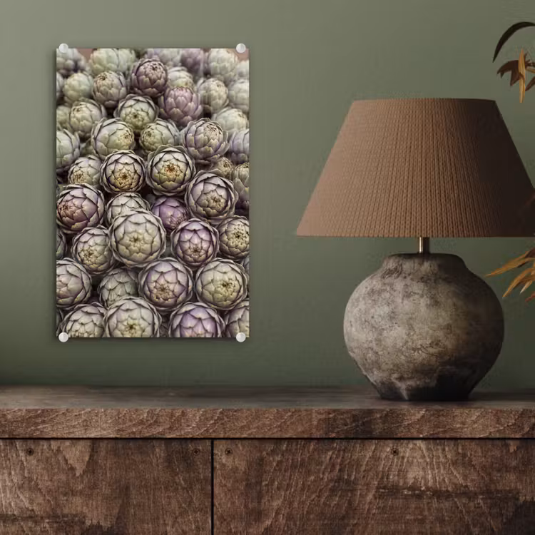 Glas schilderij - Groenten - Vers - Eten — 4