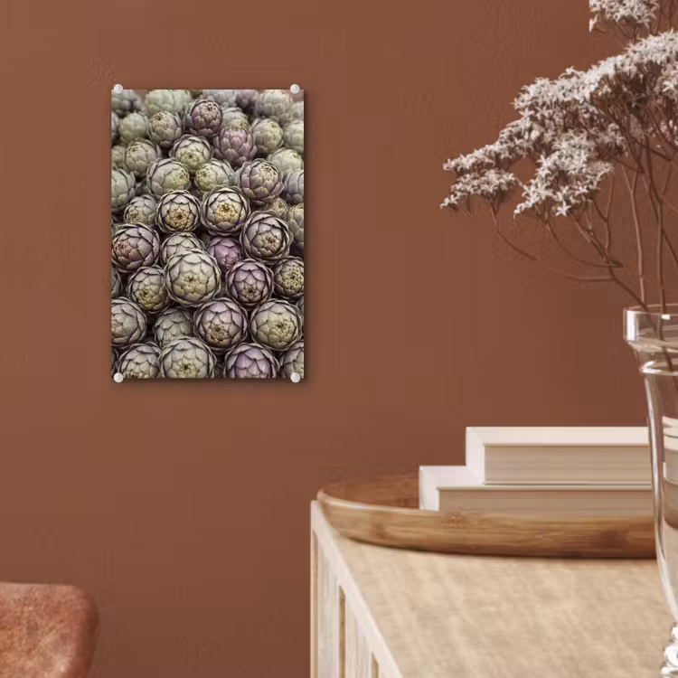 Glas schilderij - Groenten - Vers - Eten — 6
