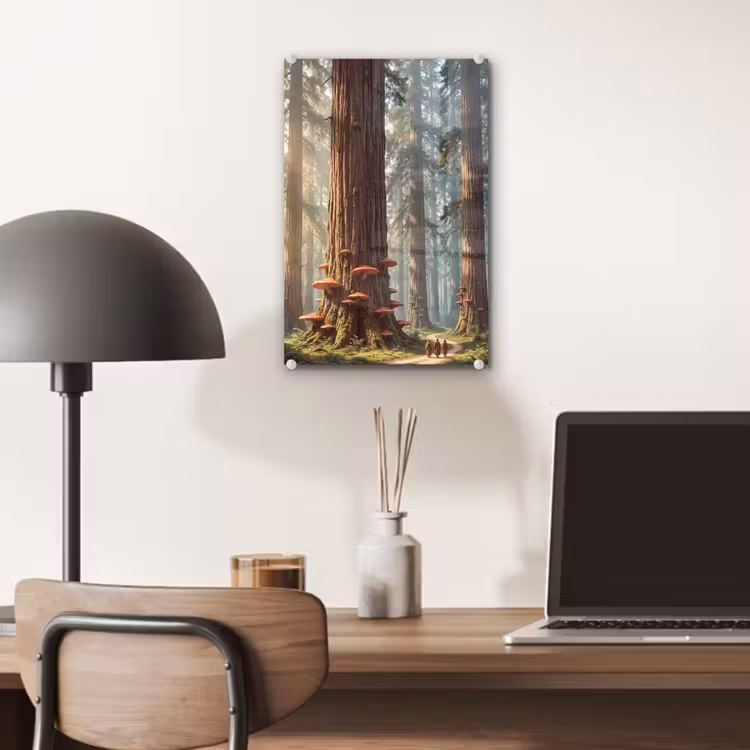 Glas schilderij - Bos - Bomen - Natuur — 7
