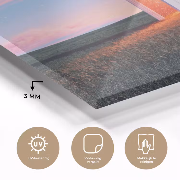 Glas schilderij - Deur - Fantasie - Ruimte — 3