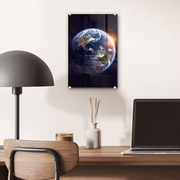 Glas schilderij - Planeet - Ruimte - Kosmos — 7