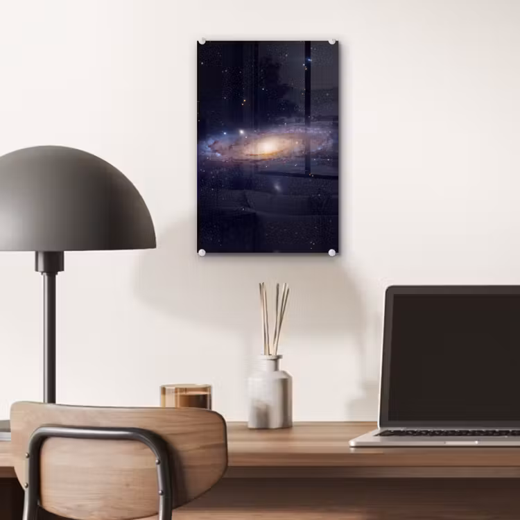Glas schilderij - Sterrenstelsel - Ruimte - Kosmos — 7