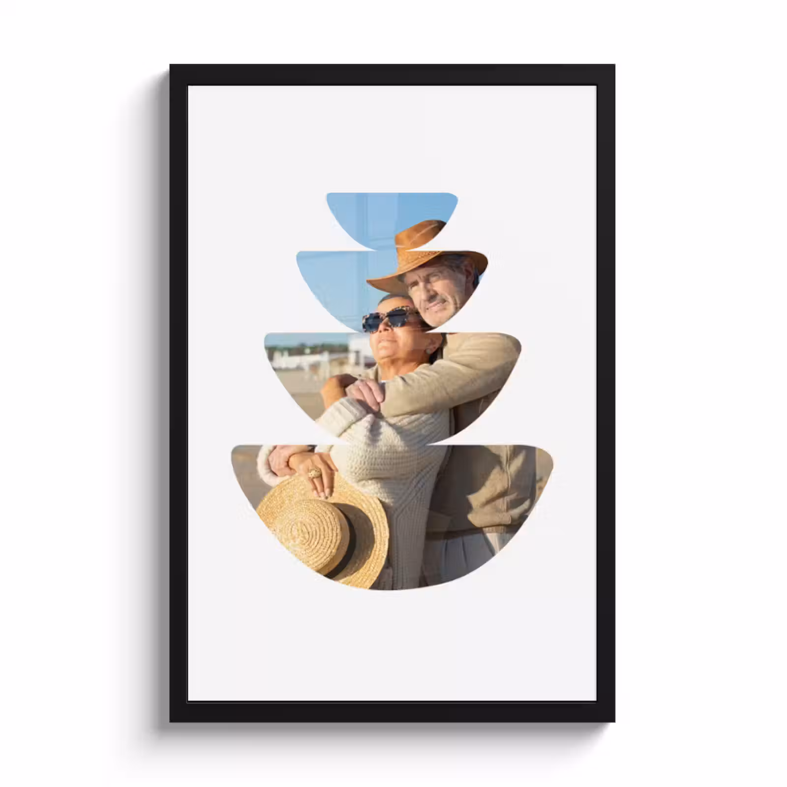 Poster met lijst - Halve Cirkels — 1