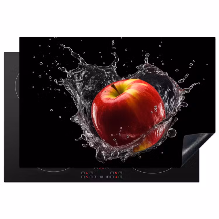 Inductie beschermer - Appel - Rood - Water - Zwart - Fruit — 1