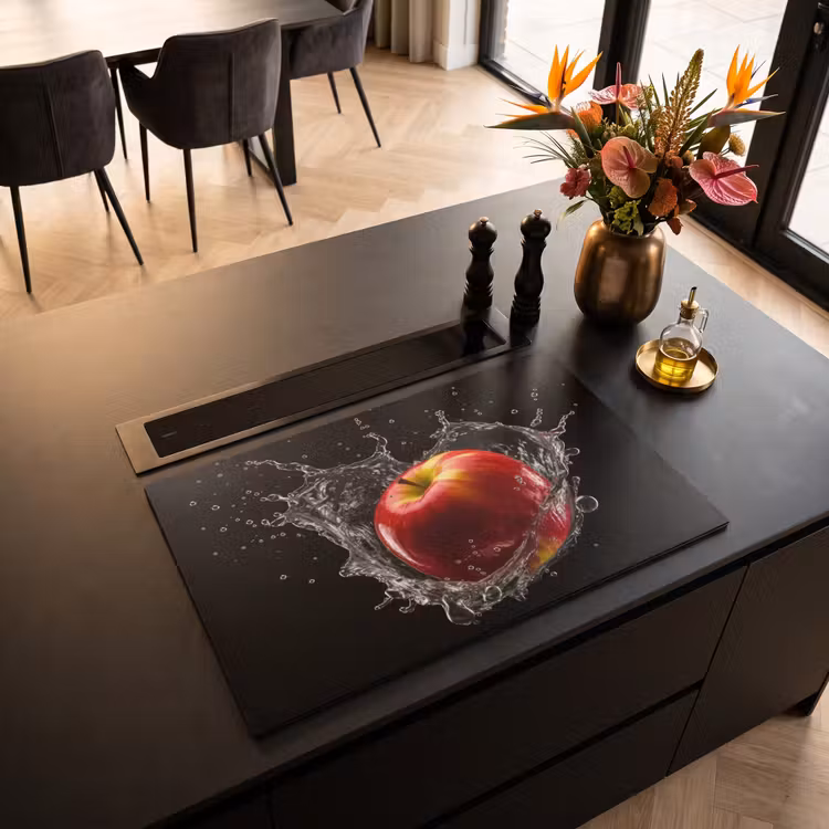 Inductie beschermer - Appel - Rood - Water - Zwart - Fruit — 3