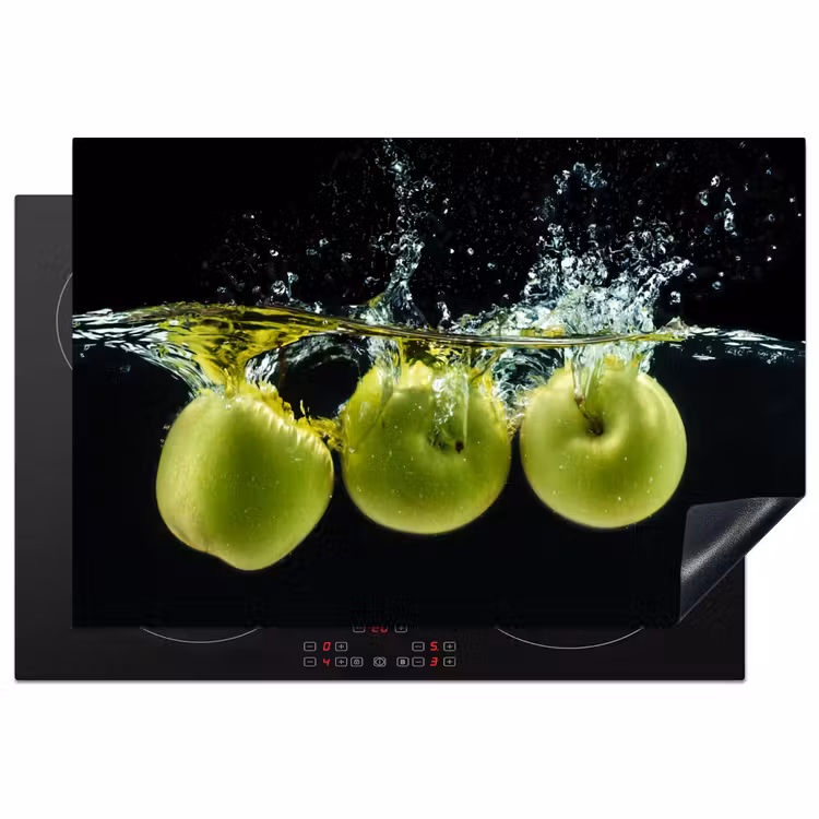 Inductie beschermer - Appels in Aqua — 1