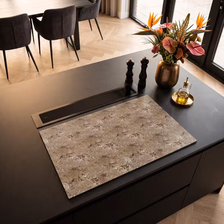 Inductie beschermer - Beige - Graniet - Ruw — 3