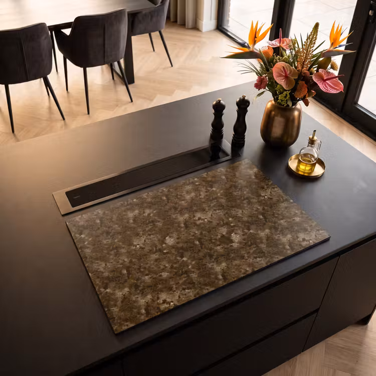 Inductie beschermer - Donker - Graniet - Bruin — 3