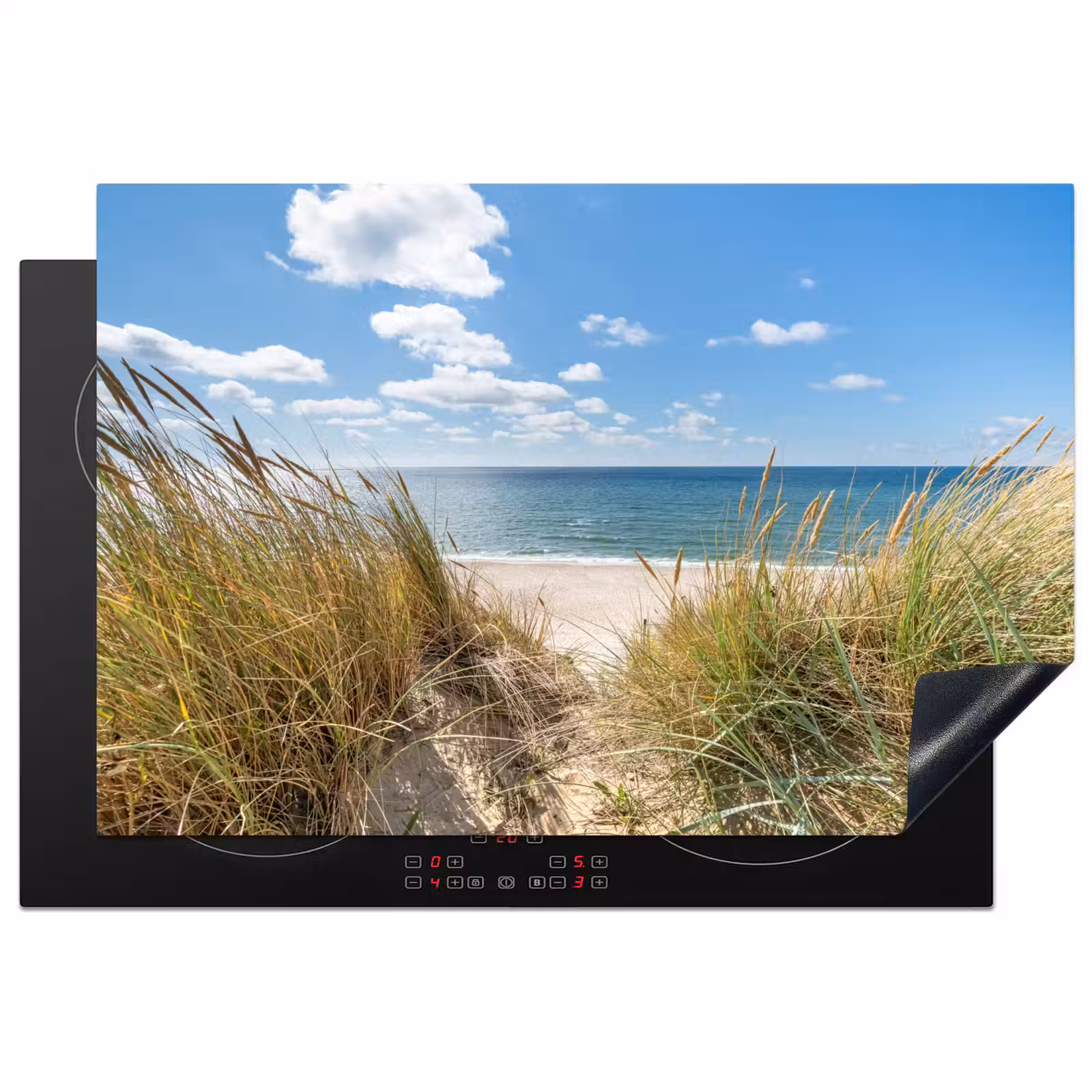 Inductie beschermer - Duin - Gras - Zee - Strand — 1