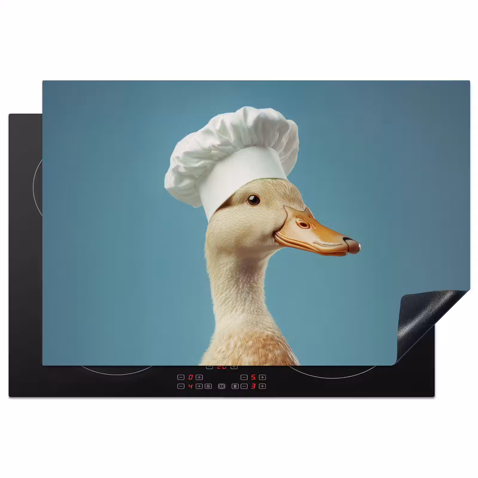 Inductie beschermer - Eend - Koksmuts - Cute - Vogel — 1