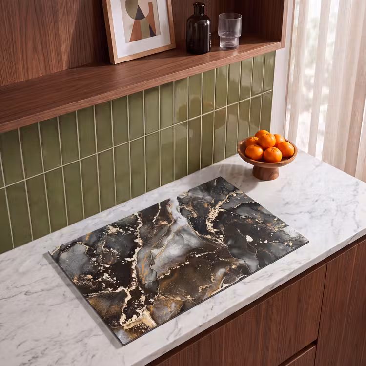Inductie beschermer - Aardse Marmeren Luxe — 4