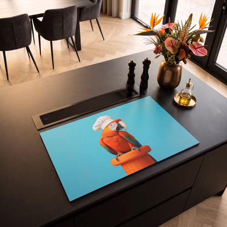 Inductie beschermer - Ara - Koksmuts - Sokkel - Grappig — 3