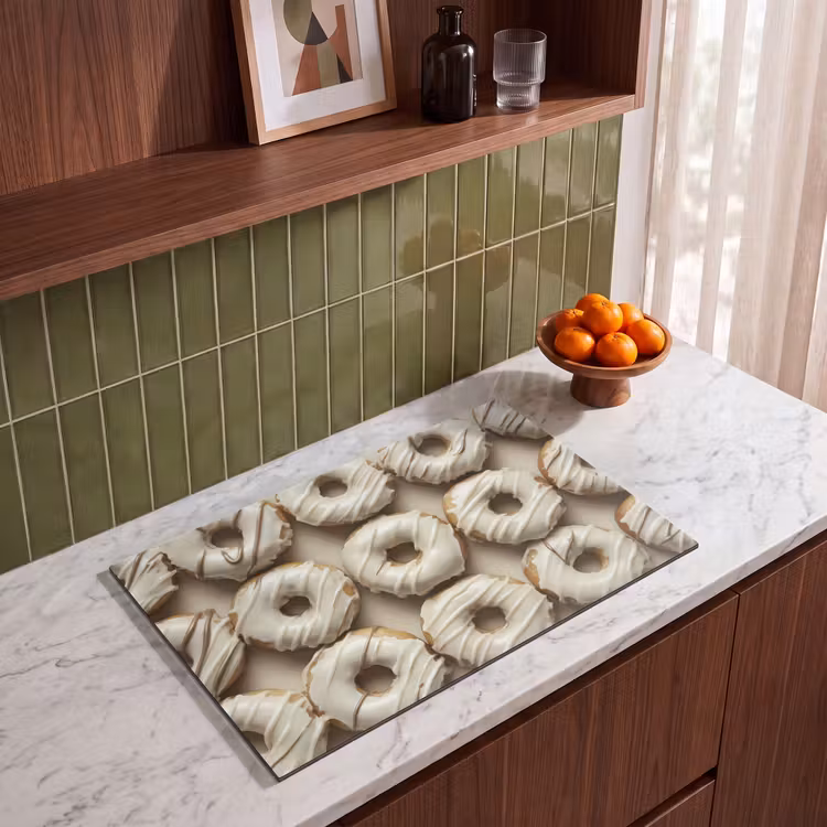 Inductie beschermer - Donuts - Chocolade - Wit - Beige — 4