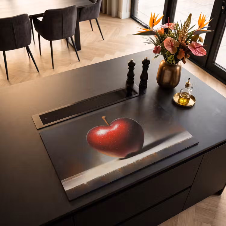 Inductie beschermer - Apple - Hart - Rood — 3