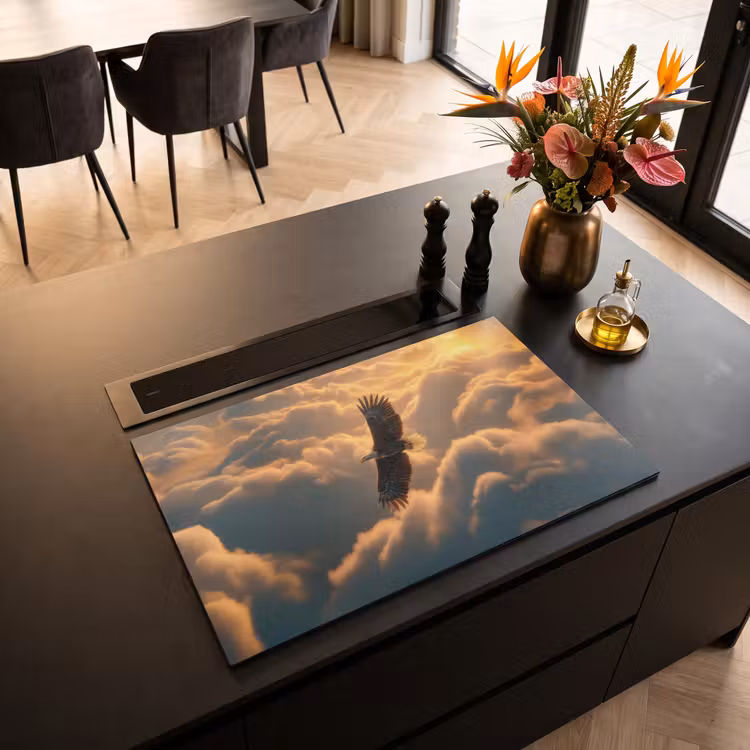 Inductie beschermer - Adelaar - Wolken - Zon — 3