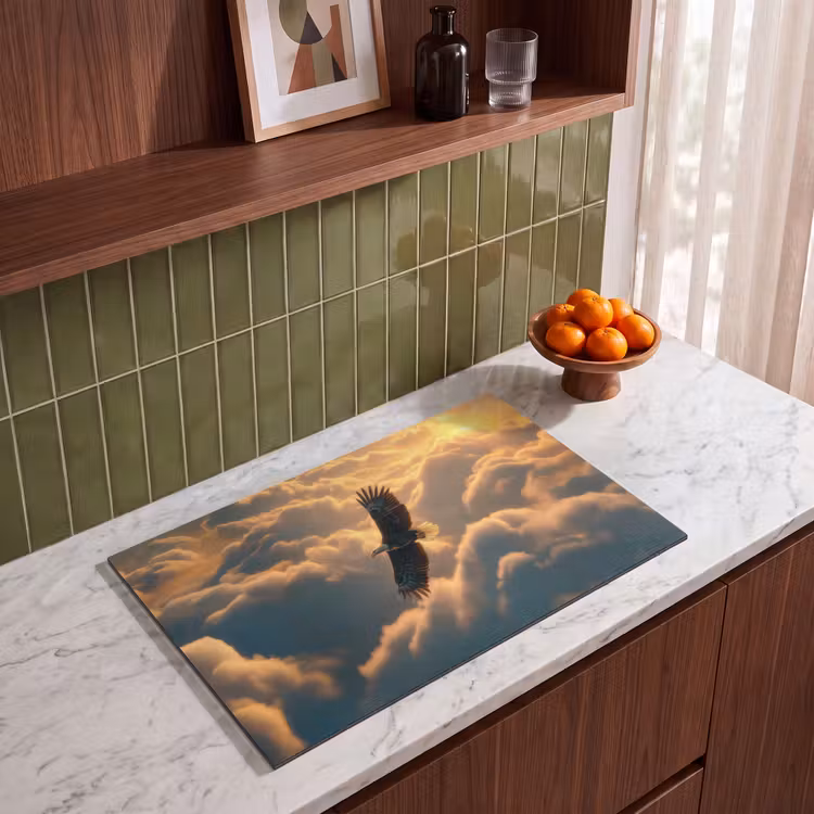 Inductie beschermer - Adelaar - Wolken - Zon — 4
