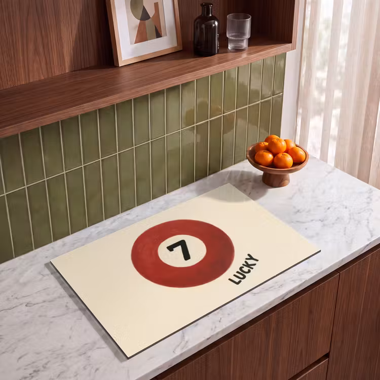Inductie beschermer - Cirkel - Zeven - Lucky - Rood — 4