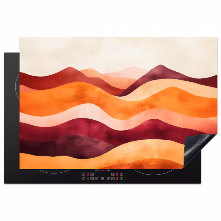 Inductie beschermer - Abstract - Landschap - Golven — 1