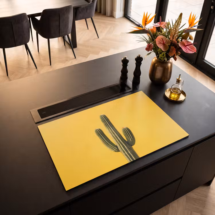 Inductie beschermer - Cactus - Groen - Minimalistisch — 3
