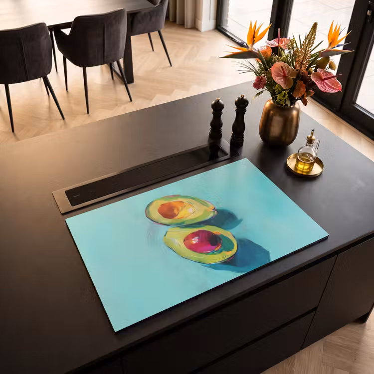 Inductie beschermer - Avocado - Groen - Pit - Schaduw — 3