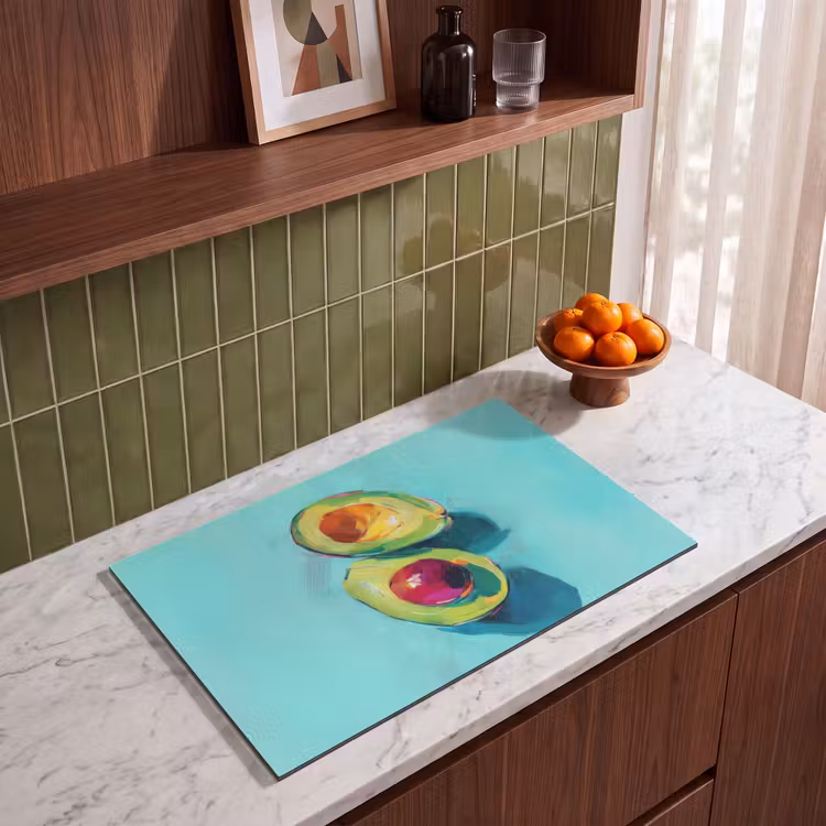 Inductie beschermer - Avocado - Groen - Pit - Schaduw — 4