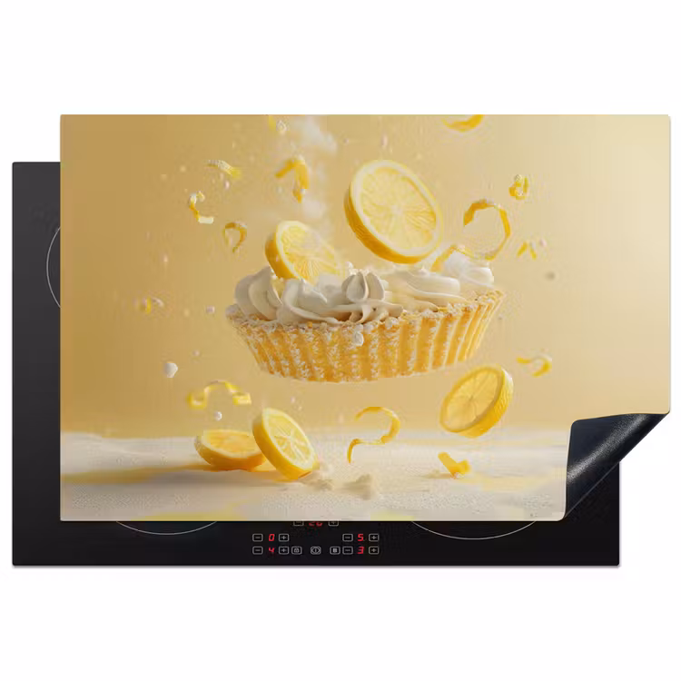Inductie beschermer - Citroen - Taart - Eten - Geel — 1