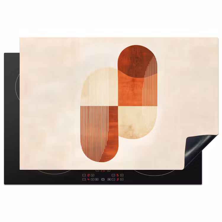 Inductie beschermer - Bogen - Beige - Vormen — 1