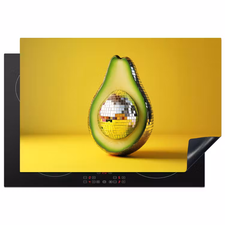 Inductie beschermer - Avocado - Discobal - Geel - Glitter — 1
