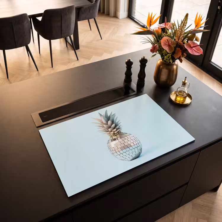 Inductie beschermer - Blauw - Ananas - Disco - Discobal — 3