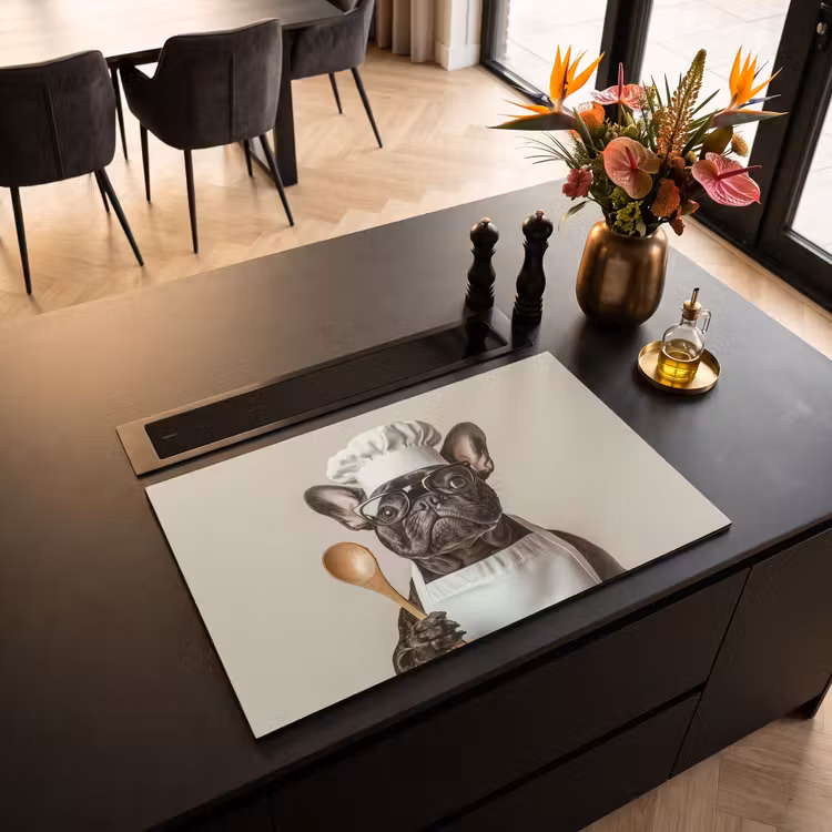 Inductie beschermer - Bril - Hond - Kok — 3