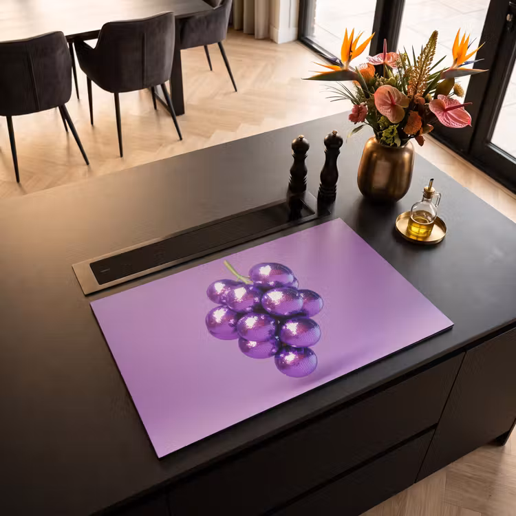 Inductie beschermer - Druif - Disco - Glitter - Paars — 3
