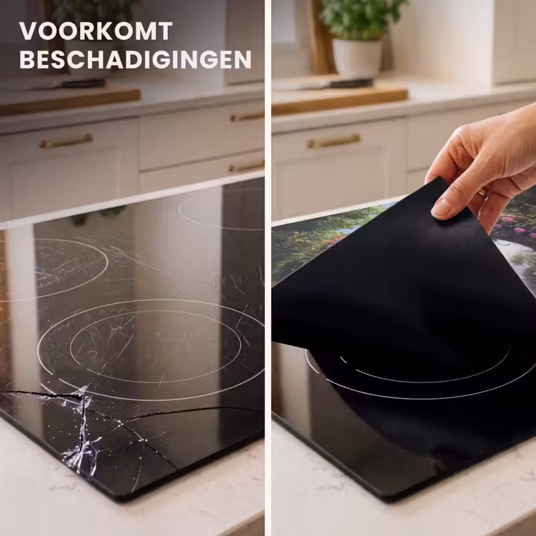 Inductie beschermer - Doorkijk - Rozenboog - Uitzicht - Landschap - Bloemen — 2
