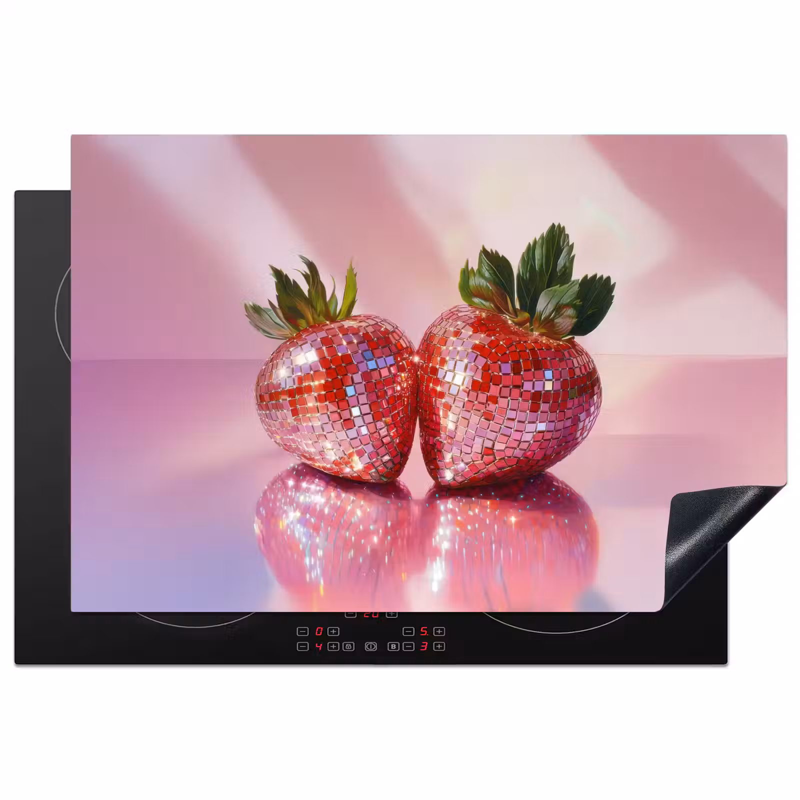 Inductie beschermer - Disco - Fruit - Glitter - Strawberry — 1