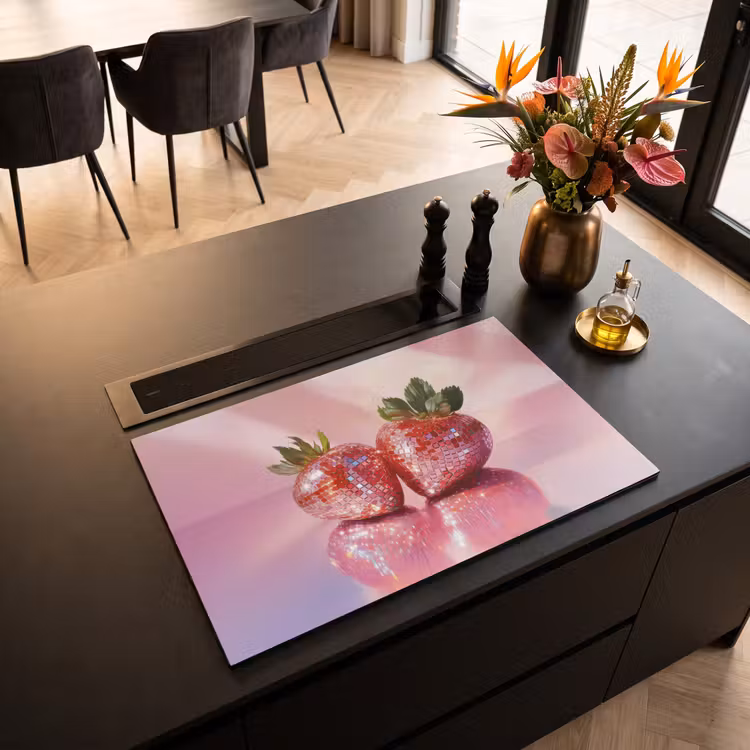 Inductie beschermer - Disco - Fruit - Glitter - Strawberry — 3