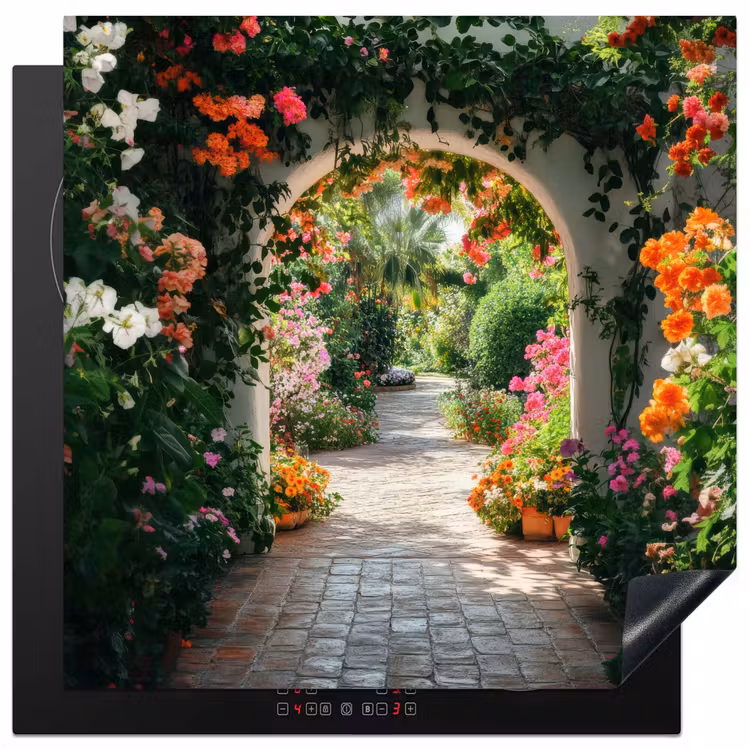 Inductie beschermer - Doorkijk - Bloemen - Natuur - Bloementuin — 2