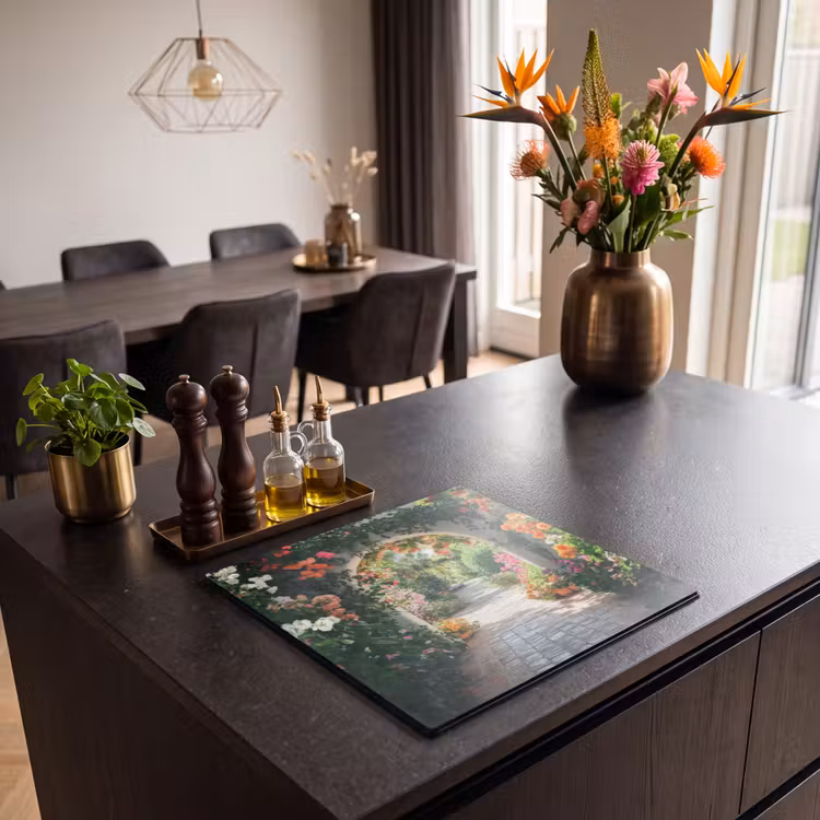 Inductie beschermer - Doorkijk - Bloemen - Natuur - Bloementuin — 5