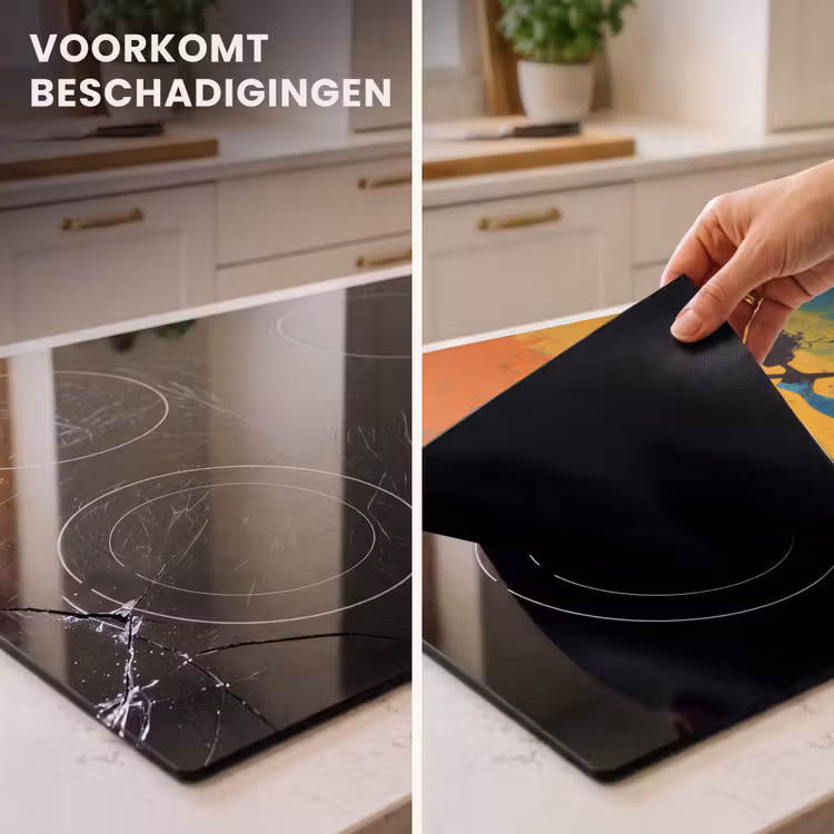 Inductie beschermer - Dansen - Vrouwen - Verfstructuur — 2