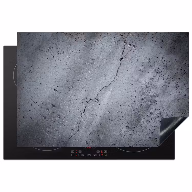 Inductie beschermer - Beton - Grijs - Scheur — 1