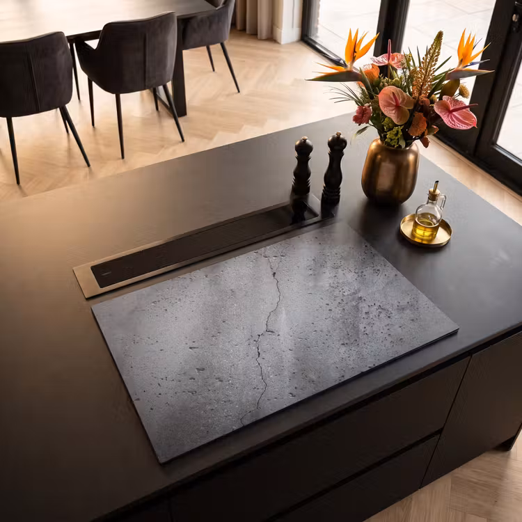 Inductie beschermer - Beton - Grijs - Scheur — 3