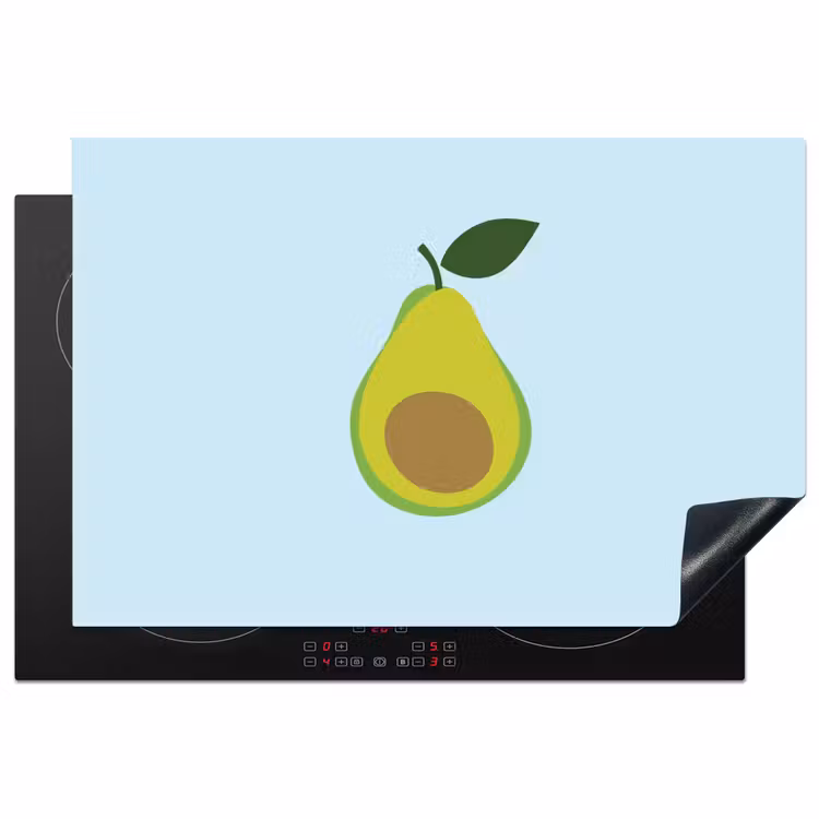 Inductie beschermer - Avocado - Illustratie - Groene - Vrucht — 2