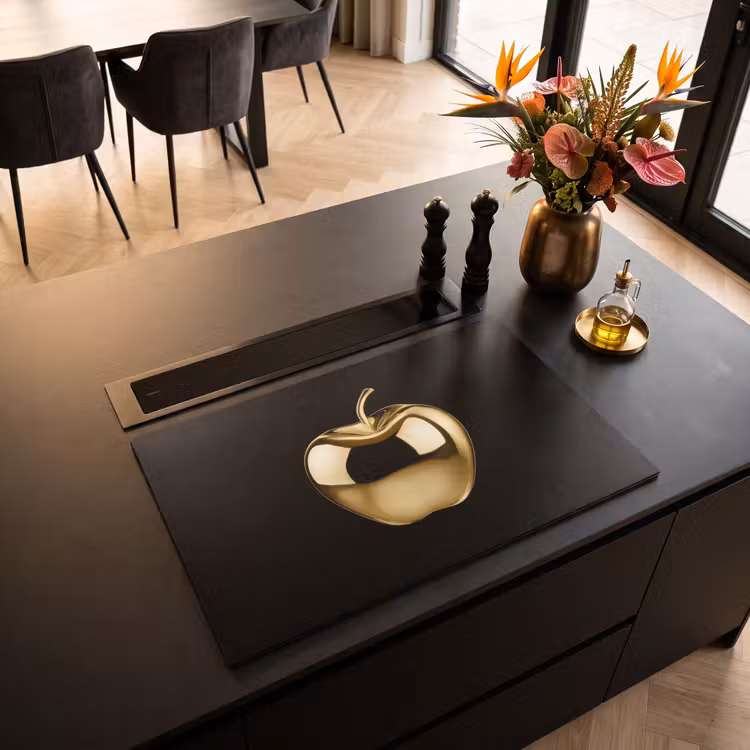Inductie beschermer - Appel - Goud - Chrome - Zwart — 3