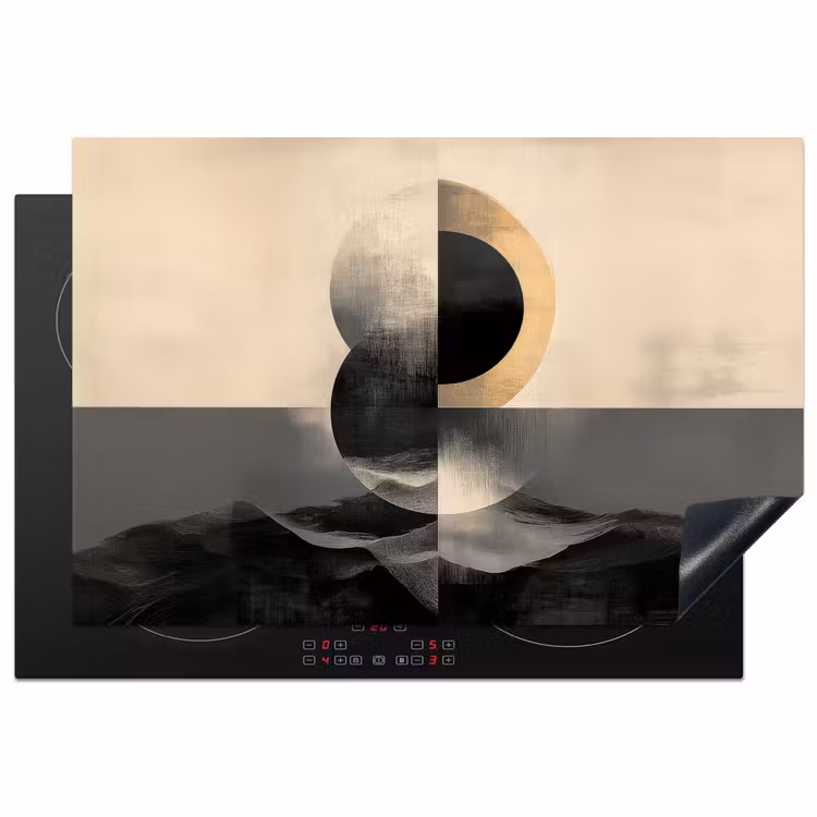 Inductie beschermer - Cirkels - Schaduw - Abstract — 1