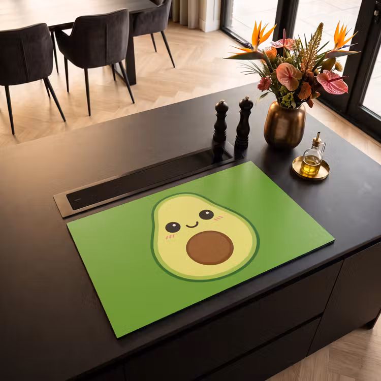 Inductie beschermer - Avocado - Groen - Speels — 3